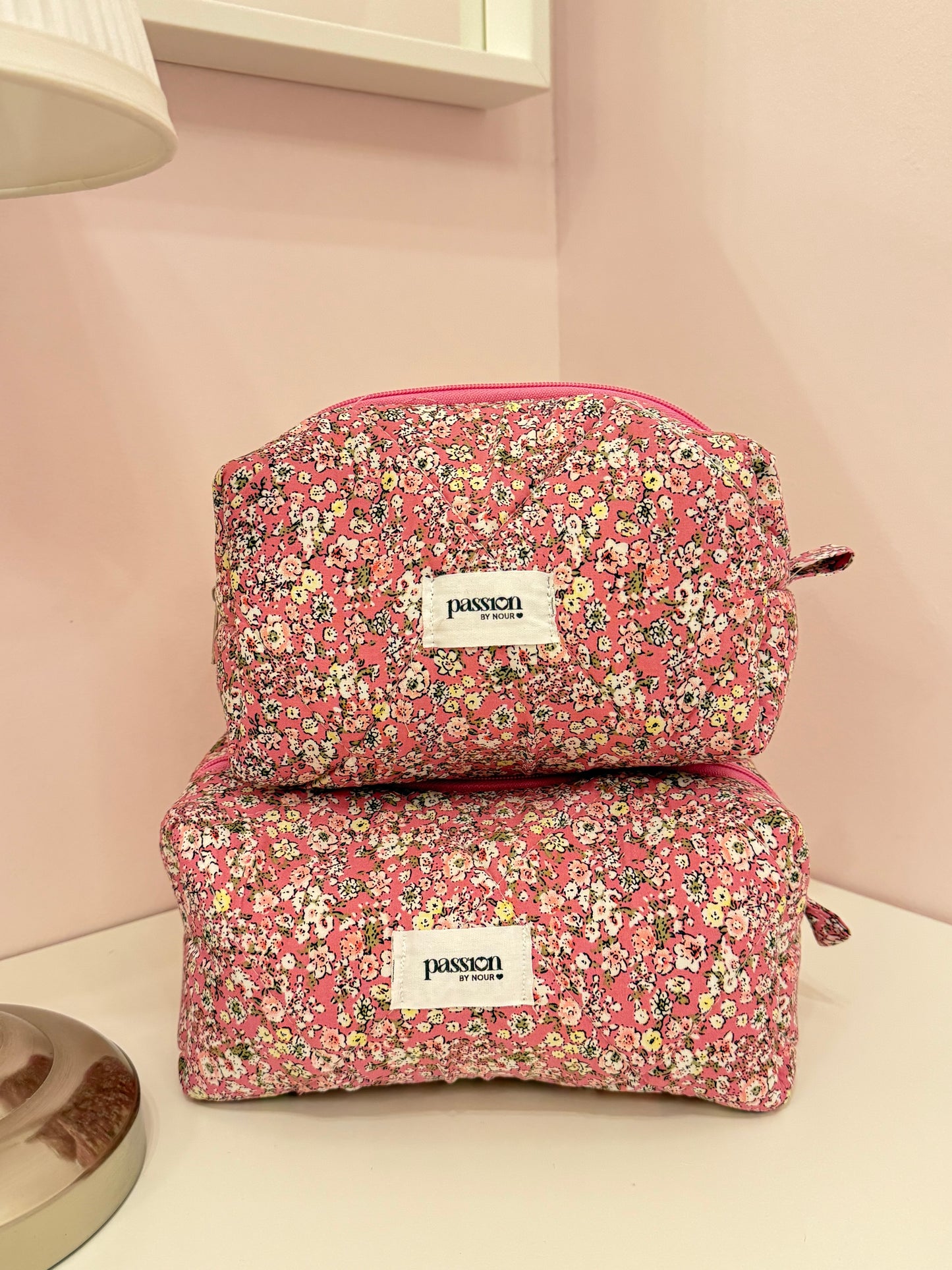 Floral Pink Pouch
