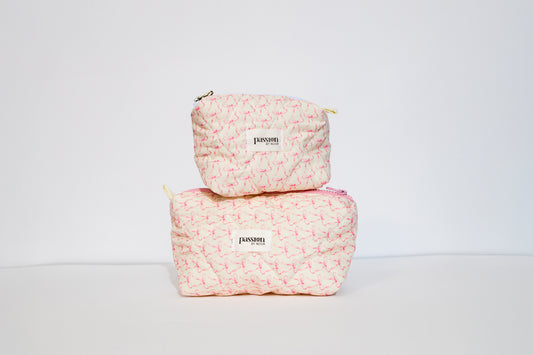 Pink bows pouch