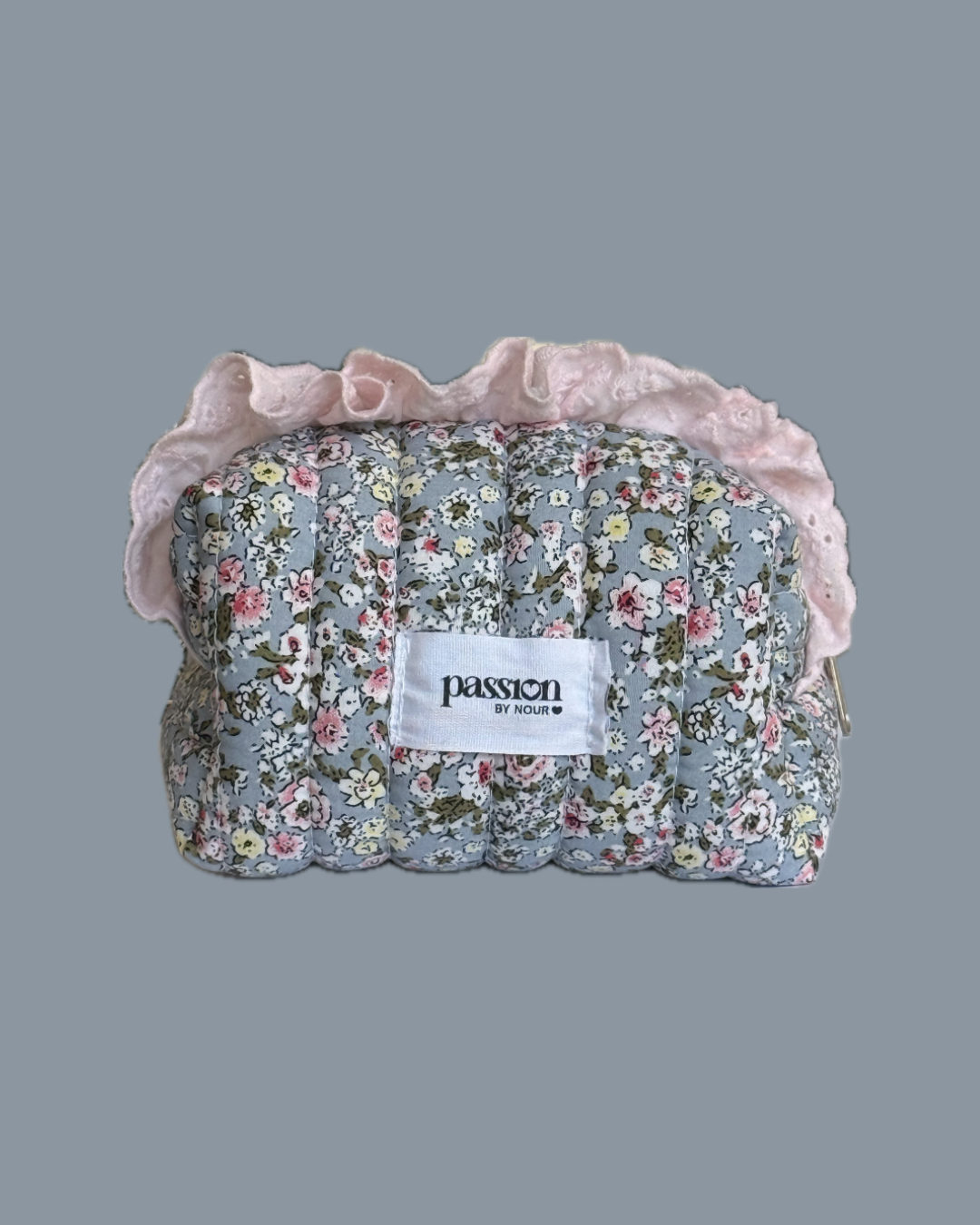 Mini grey blue floral